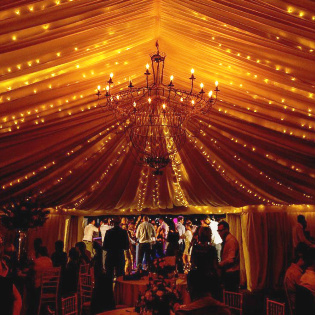 private party Christmas Party Set up in the Marquee