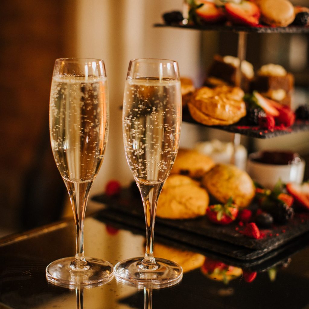 Sparkling Afternoon Tea with Organic Cava