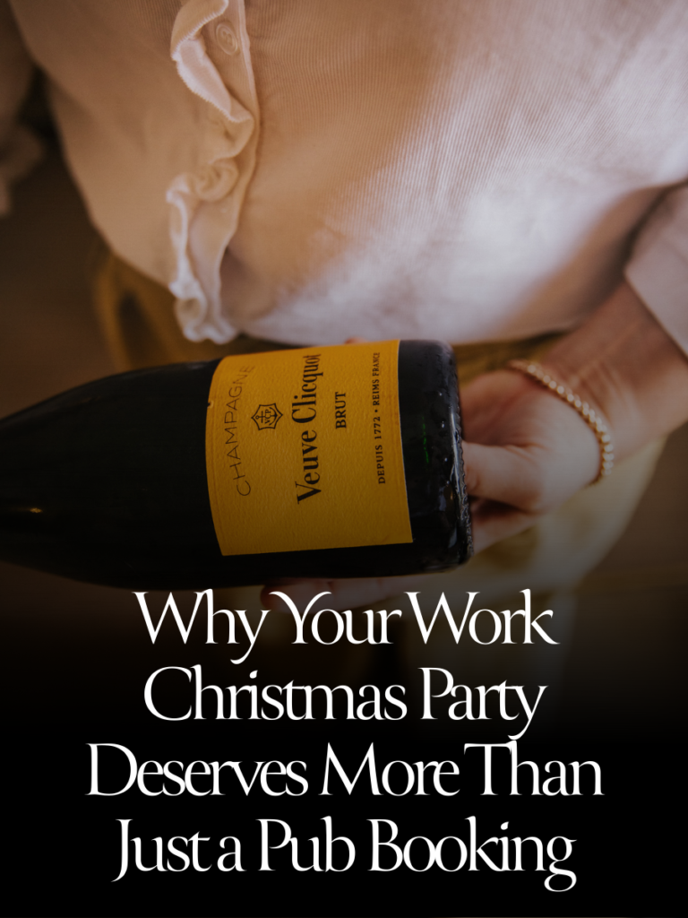 Why Your Work Christmas Party Deserves More Than Just a Pub Booking